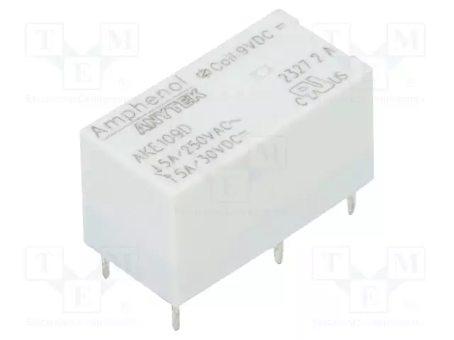 RELE - SPDT - UKELAN: 9VDC - 5A - 5A/250VAC - AKE - PCB - Pienoisreleet - AKE109D00G - 1