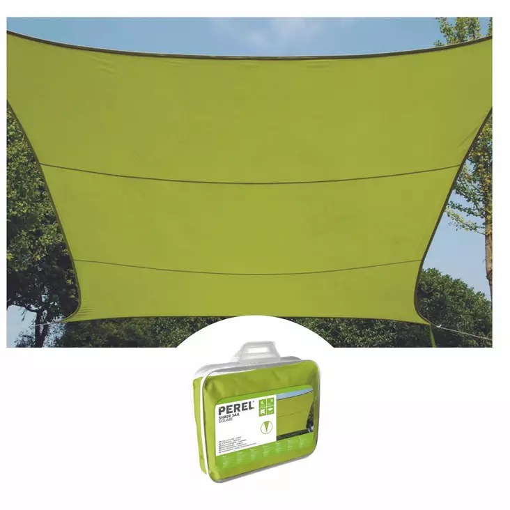 SHADE SAIL - RECTANGULAR - 2 x 3 m - COLOUR: LIME GREEN - Piha ja terassikalusteet - GSS4320LG - 1