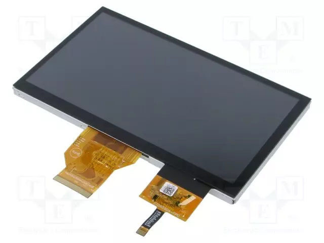 TFT NÄYTTÖ - 7" - 800X480 - VALAISTUS: LED - KOOT: 165X100X7,4MM - RGB - TFT-näytöt - RFF70AA2-AIW-DNG - 1