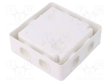 KYTKENTÄRASIA - X: 110MM - Y: 110MM - Z: 49MM - IP65 - KALVOLLA - Kytkentärasiat - JB6WH - 2