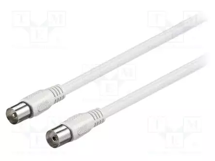 KAAPELI - 3M - PVC - A+ SUOJAUSLUOKKA - VALKOINEN - 75OHM - Antennijohdot - ASAT-MF-0300-WH - 1