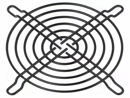 SUOJA - TERÄS - 80X80MM - RUUVIT - Tuulettimien suojat - 109-049H - 1