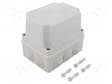 KYTKENTÄRASIA - X: 110MM - Y: 150MM - Z: 140MM - IP65 - HARMA - Kytkentärasiat - PW-S-BOX306H - 1