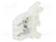 LIITIN: KISKO-0,5÷2,5MM2 - NAVAT: 1 - PURISTIMET: 2 - VALKOINEN - 690V - Kiskoliittimet - ZUG-G2.5-WH - 1