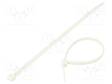 NIPPUSIDE - L: 150MM - W: 3,5MM - VALKOINEN - POLYAMIDI - 135N - UL94V-0 - Nippusiteet - T30R-PA66V0-WH - 1