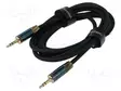 KAAPELI - JACK 3,5 MM 3PIN KULMAPISTOKE,MOLEMMIN PUOLIN - 2M - Muut audio-videokaapelit - BAYGH - 1