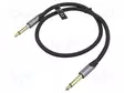 KAAPELI - JACK 6,3 MM 2PIN PISTOKE,MOLEMMIN PUOLIN - 2M - MUSTA - Muut audio-videokaapelit - BASHH - 1