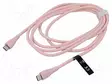 KAAPELI - USB 2.0 - USB C PISTOKE,MOLEMMIN PUOLIN - NIKKELÖITY - 2M - USB kaapelit ja adapterit - TAWPH - 1