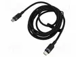KAAPELI - USB 2.0 - USB C PISTOKE,MOLEMMIN PUOLIN - NIKKELÖITY - 2M - USB kaapelit ja adapterit - TRDBH - 1