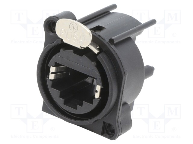 LIITIN: RJ45 - N LIITINAARAS - ETHERCON - MALLI: POE+ - PIN: 8 - THT - Erikoisliittimet - NTR-NE8FAH - 1