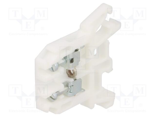 LIITIN: KISKO-0,5÷2,5MM2 - NAVAT: 1 - PURISTIMET: 2 - VALKOINEN - 690V - Kiskoliittimet - ZUG-G2.5-WH - 1