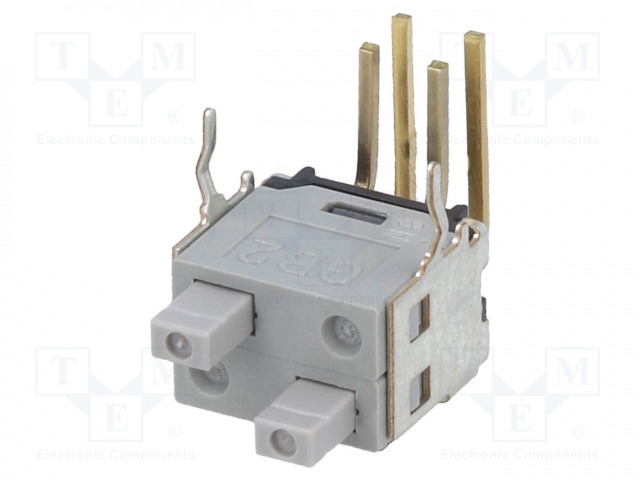 PAINOKYTKIN - AS: 2 - DPDT - 0,01A/28VAC - 0,01A/28VDC - ON-(ON) - Standardikytkimet - GB215A2H - 1