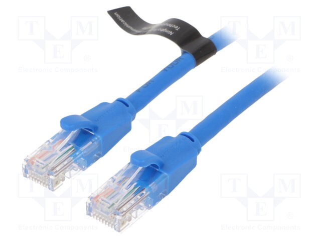 PATCH KAAPELI - U/UTP - CAT: 6 - RJ45-PISTOKE,MOLEMMIN PUOLIN - CCA - 2M - RJ45 Ethernet kaapelit - IBELH - 1