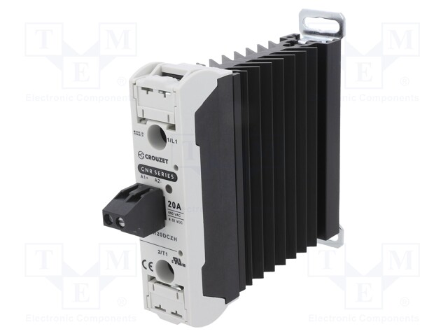 RELE: PUOLIJOHDE - 4÷32VDC - 20A - 48÷660VAC - GNR - 1-VAIHEINEN - Puolijohdereleet - GNR20DCZH - 1