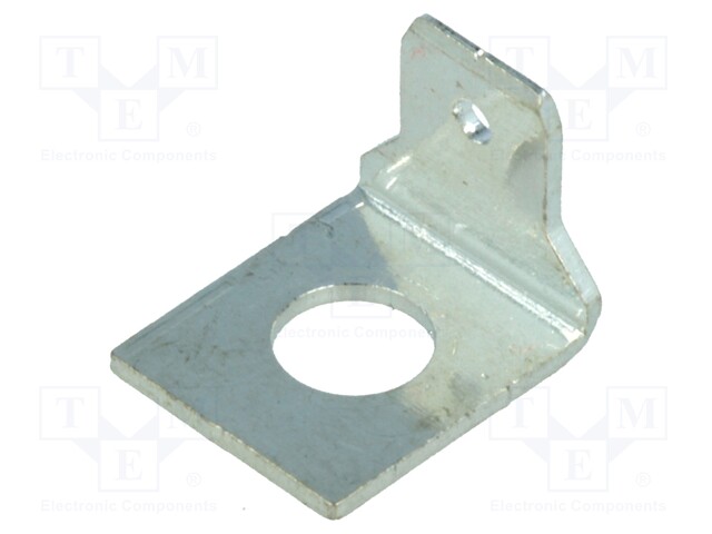 PURISTUSLIITIN - LITTEÄ - 4,8MM - 0,8MM - UROS-M3,5 - RUUVATTU - MESSINKI - Juotoskorvat ja kaapeliliittimet - PCB - K4-00AH - 1