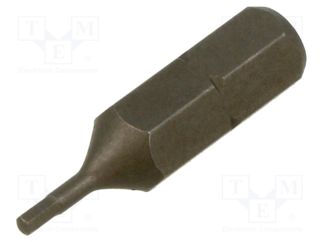RUUVAUSKÄRKI - KUUSIOKOLO - HEX 1,5MM - 1/4" - KOK.PIT: 25MM - Ruuvauskärjet - KT-102515H - 1