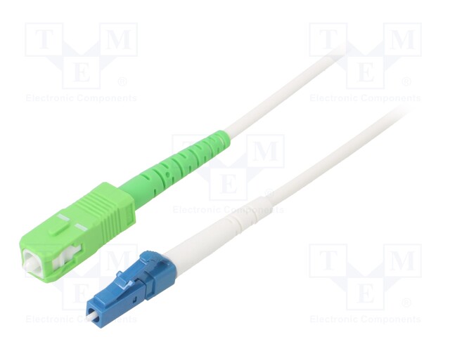 VALOKUITU PATCH-KAAPELI - OS2 - LC/UPC,SC/APC 9/125UM - LSZH - Patchcordit ja valokuitu-pigtailit - SCA-LCUOS2-150WH - 1