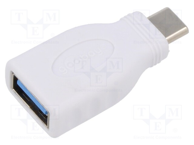 ADAPTERI - OTG,USB 3.0 - USB A RASIA,USB C PISTOKE - USB kaapelit ja adapterit - OTG-USBAC-WH - 1