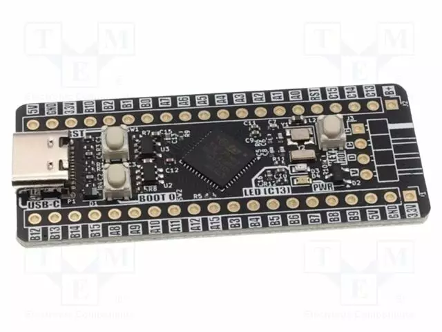 KEHITYSALUSTA - STM32 - UC: STM32F401CCU - PROTOTYYPPIPIIRILEVY - STM kehityspaketit - KAMODBLACKPIL401WH - 1