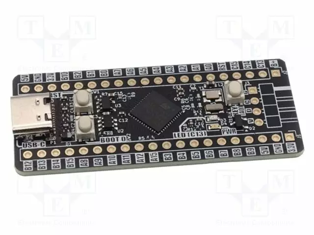 KEHITYSALUSTA - STM32 - UC: STM32F401CCU - PROTOTYYPPIPIIRILEVY - STM kehityspaketit - KAMODBLACKPIL411TH - 1