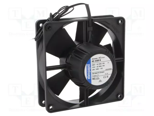 AKSIAALIPUHALLIN 119X119X32MM - 204M3/H - 51DBA - KUULA - AC 230V tuulettimet - AC4300H - 1