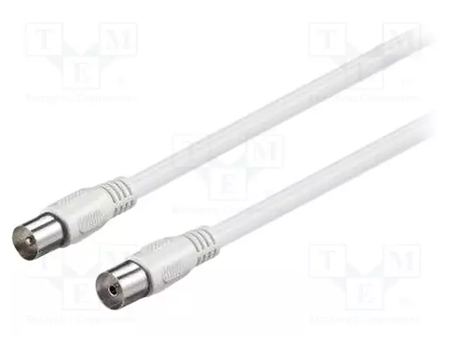 KAAPELI - 1,5M - PVC - A+ SUOJAUSLUOKKA - VALKOINEN - 75OHM - Antennijohdot - ASAT-MF-0150-WH - 1