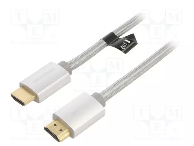 KAAPELI - HDMI-PISTOKE,MOLEMMIN PUOLIN - PVC - TEKSTIILI - HDMI 2.0 - HDMI, DVI, DisplayPort johdot - AABIH - 1