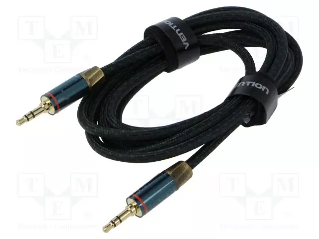 KAAPELI - JACK 3,5 MM 3PIN KULMAPISTOKE,MOLEMMIN PUOLIN - 2M - Muut audio-videokaapelit - BAYGH - 1