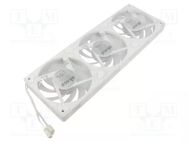 LAITETUULETIN - DC - 12VDC - 365X125X25MM - 39DBA - KUULA - 1KPL - DC 12V tuulettimet - AK-FN113-WH - 1