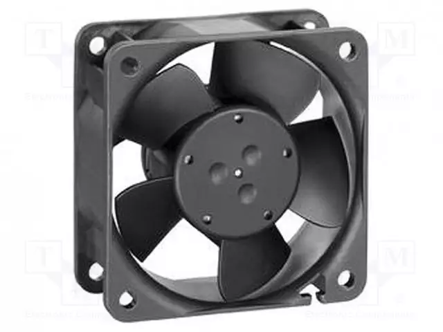 LAITETUULETIN - DC - 12VDC - 60X60X25MM - 46,1M3/H - 38DBA - DC 12V tuulettimet - 612NH - 1