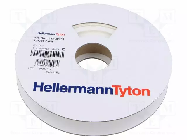 LÄMPÖKUTISTUVAT MERKIT VALKOINEN - OHUTSEINÄINEN - Tarratulostimet ja merkitsijät - TCGT9-3WH-WH - 1