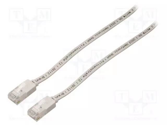 PATCH KAAPELI - U/UTP - CAT 5E - RJ45-PISTOKE,MOLEMMIN PUOLIN - LANKA - RJ45 Ethernet kaapelit - F.UUTP5-CCA-070WH - 1