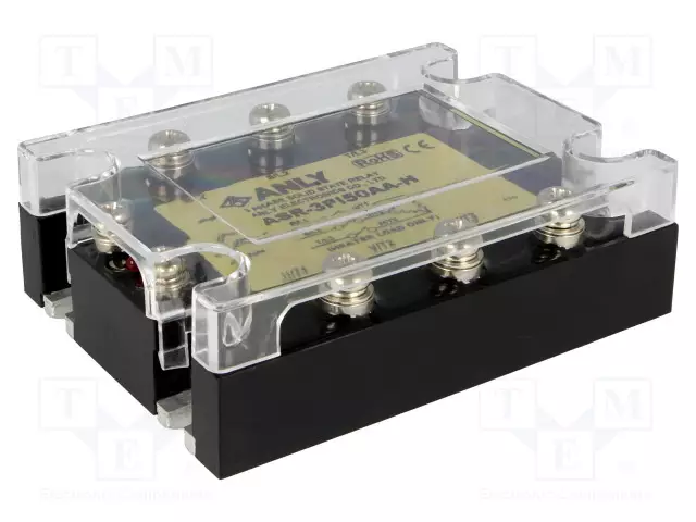 RELE: PUOLIJOHDE - 50A - UKYTK: 48÷480VAC - 3-VAIHEINEN - ASR - Puolijohdereleet - ASR-3PI50AA-H - 1