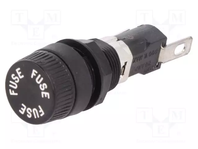 RASIA - 6,3X32MM - 16A - 250V - PANEELIASENNETTAVA - LÄHDÖT: YKSINKERTAINEN - Sulakepitimet - 03450613H - 1