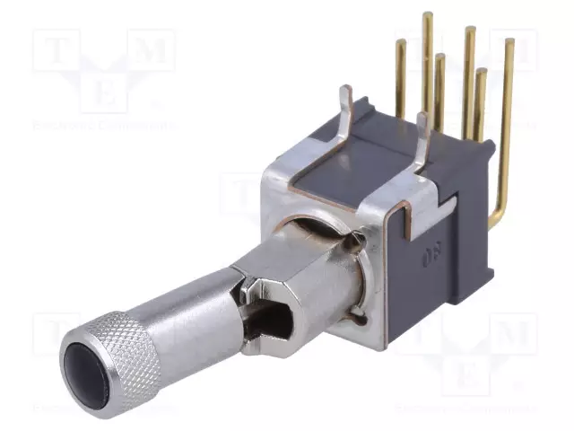 VIPUKYTKIN - ASENNOT: 2 - DPDT - ON-ON - 0,01A/28VAC - 0,01A/28VDC - B - THT - Vipukytkimet - B22LH - 1