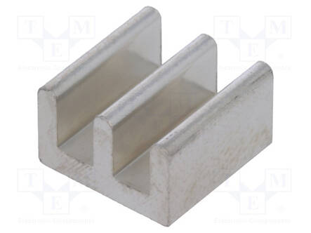 JÄÄHDYTYSLEVY - L: 10MM - W: 10MM - H: 6MM - 70K/W - ALUMIINI - Jäähdytyslevyt - ICKSMDG10MI - 1