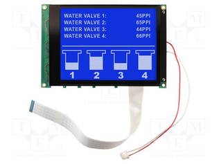 LCD NÄYTTÖ - GRAAFINEN - 320X240 - STN NEGATIVE - SININEN - LED - PIN: 14 - Graafiset LCD-näytöt - NHD-320240WG-ATMI - 1