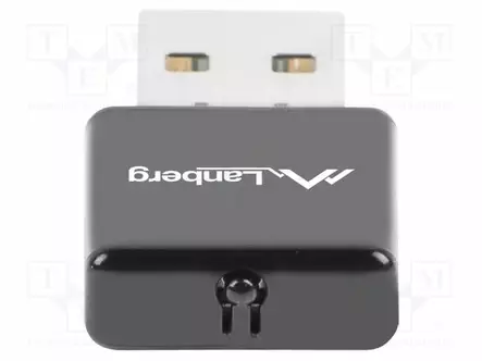 PC-KORTTI: VERKKO- WIFI - USB A-PISTOKE - USB 2.0 - MUSTA - 2,4GHZ - Tietokonetarvikkeet - muut - NC-0300-WI - 2