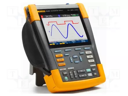 SKOPEMETRI - 60MHZ - 8BIT - VÄRI,LCD - CH: 2 - 625MSPS - 10KPTS/CH - 5,8NS - Kannettavat oskilloskoopit - FLK-190-062-III - 2