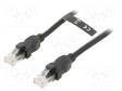 PATCH KAAPELI - U/UTP - CAT: 6 - RJ45-PISTOKE,MOLEMMIN PUOLIN - CU - 3M - RJ45 Ethernet kaapelit - IBBBI - 1