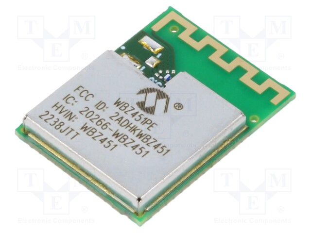 BLUETOOTH MODUULI LOW ENERGY - SMD - 5.2 - LUOKKA: 5,2 - 2,4GHZ - IoT (WiFi/Bluetooth) moduulit - WBZ451PE-I - 1