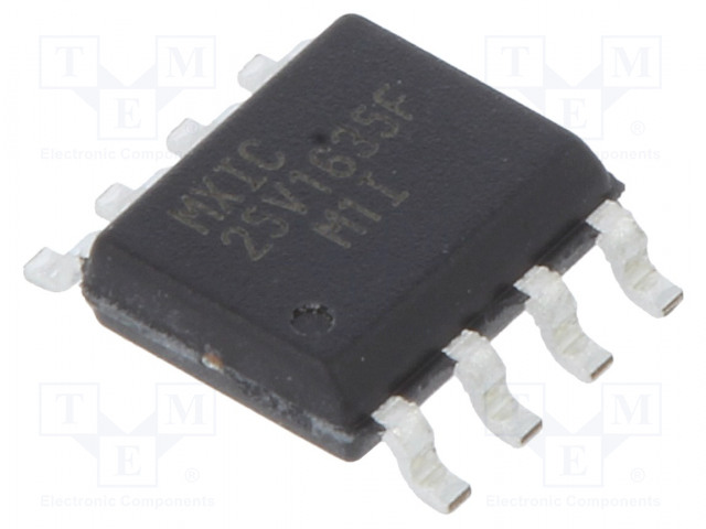 IC: FLASH MUISTI - 16MBFLASH - 80MHZ - 2,3÷3,6V - SOP8 - RINNAKKAIS- - FLASH sarjaliitet. muistit - mikropiirit - MX25V1635FM1I - 1