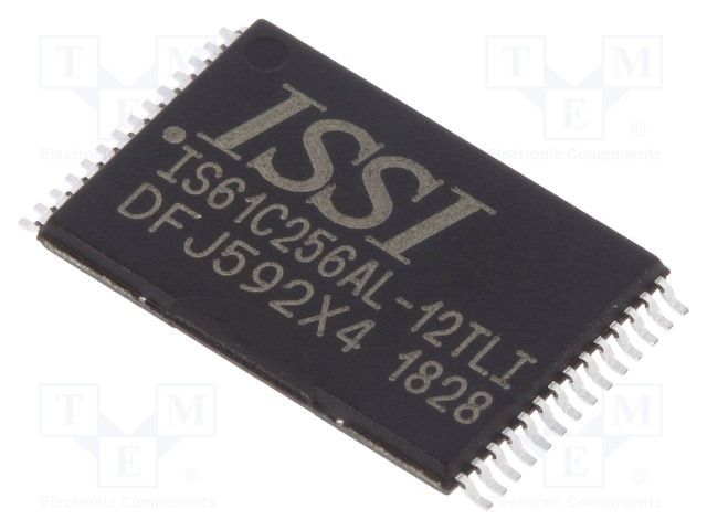 IC: SRAM MUISTI - 256KBSRAM - 32KX8BIT - 5V - 12NS - TSOP28 - SARJA- - SRAM rinnakkaisl. muistit - mikropiirit - IS61C256AL-12TLI - 1