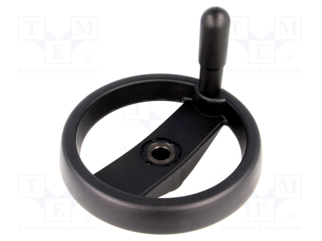 KIERTONUPPI - KAHVAN KANSSA - H: 51MM - ØASENNUSAUK.: 14MM - MUSTA - Vatupassit, vesivaa'at ja mitat - VRTP.160A-14I - 1