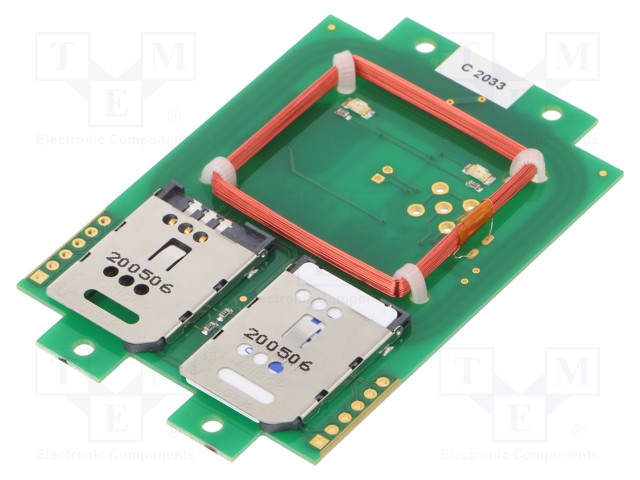RFID-LUKIJA - 4,3÷5,5V - GPIO,I2C,RS232,SERIAL,UART,USB,WIEGAND - RFID-moduulit ja -lukijat - T4DO-F-PI - 1