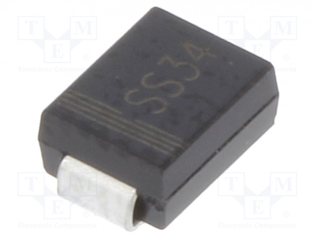 SCHOTTKY TASASUUNTAUSDIODI - DO214AA - SMD - 40V - 3A - RULLA,TEIPPI - Diodit - SS34-CDI - 1