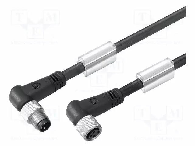 KAAPELI: ANTUREITA/AUTOMATIIKKAA VARTEN - M8 - PIN: 4 - SUOJATTU - Teollisuus anturikaapelit - 2443151000-WEI - 1