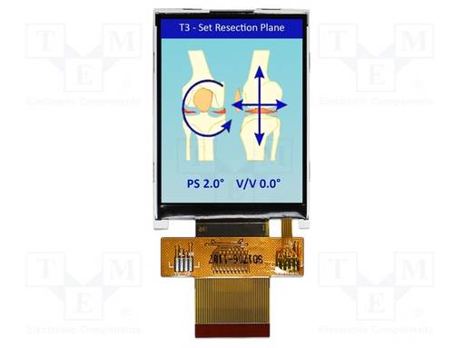 TFT NÄYTTÖ - 2,4" - 240X320 - VALAISTUS: LED - KOOT: 42,32X59,91X3MM - TFT-näytöt - NHD-2.4240320CF-CI - 1