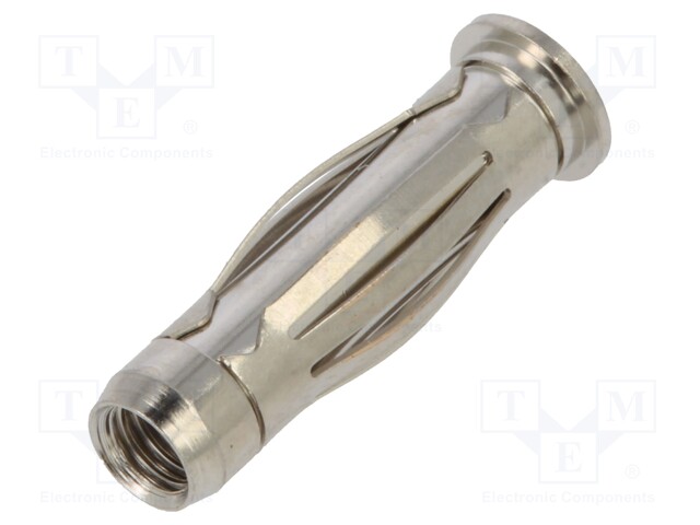 LABORATORY CONNECTOR: 4MM BANANA - PLUG - BANANA 4MM PLUG - 32A - Banaaniliittimet 4mm - PJP60440NI - 1