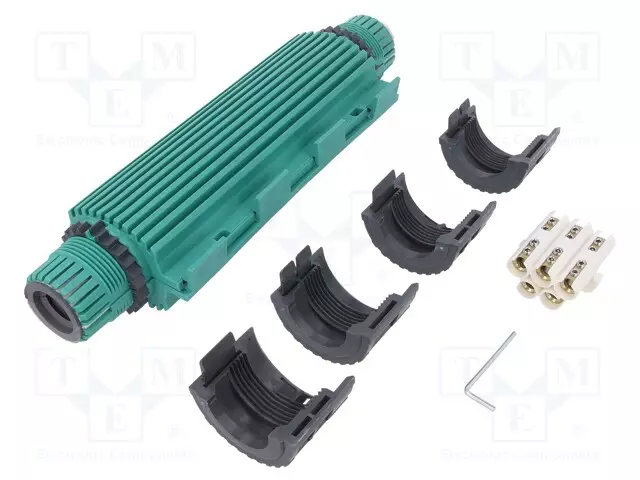 GEELIJATKOS - RELICON - POLYPROPYLEENI PP - IP68 - VIHREÄ - Y: 310MM - Kaapelin geeliliittimet - RELISEAL-V525PPSI - 1